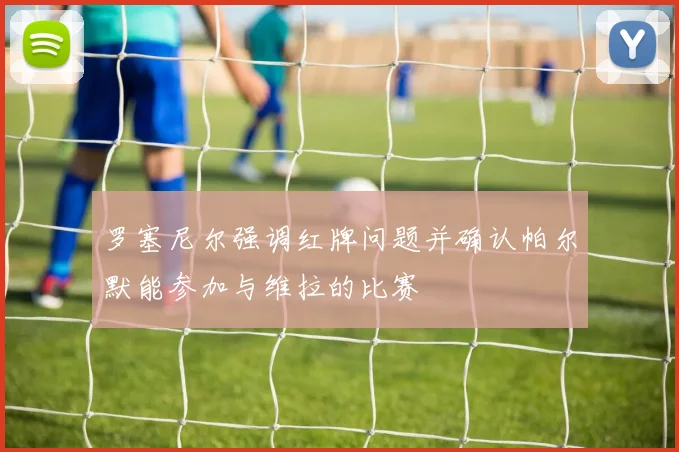 罗塞尼尔强调红牌问题并确认帕尔默能参加与维拉的比赛